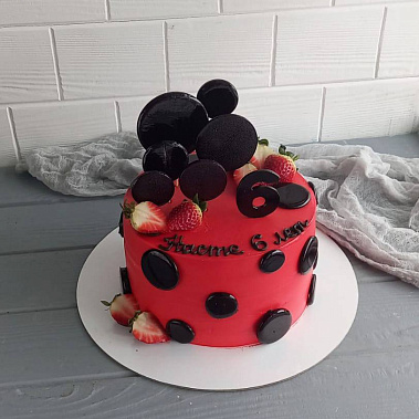 Торт "Божья коровка" купить - набережныечелны.сладкоежкин.рф