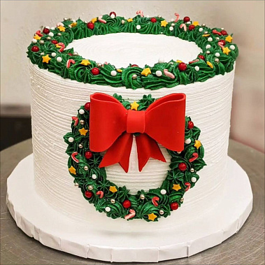 «Рождественский венок» купить - набережныечелны.сладкоежкин.рф
