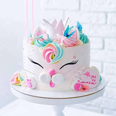 Торт "Сладкий котик" купить - набережныечелны.сладкоежкин.рф