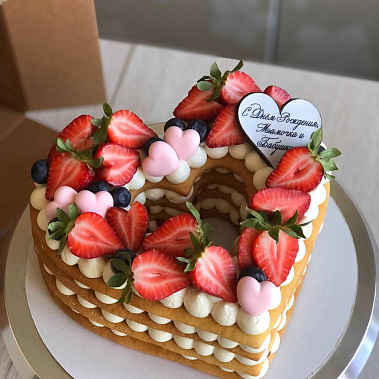 Торт «Сердце» купить - набережныечелны.сладкоежкин.рф