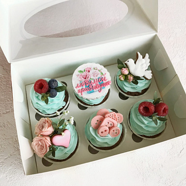 Капкейки "Любимой прабабушке" купить - набережныечелны.сладкоежкин.рф