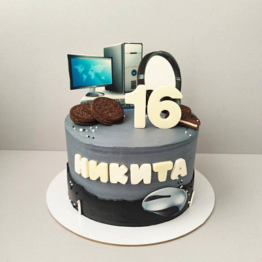 Торт "Компьютер" купить - набережныечелны.сладкоежкин.рф