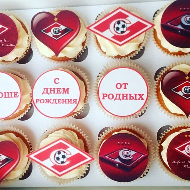 Капкейки "Спартак" купить - набережныечелны.сладкоежкин.рф