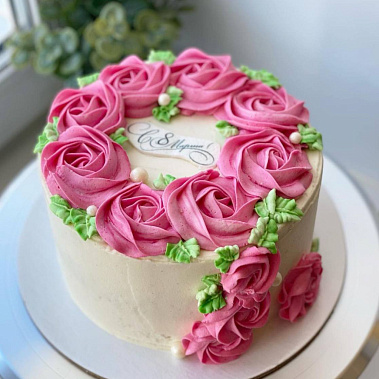 "Розовый венок" купить - набережныечелны.сладкоежкин.рф